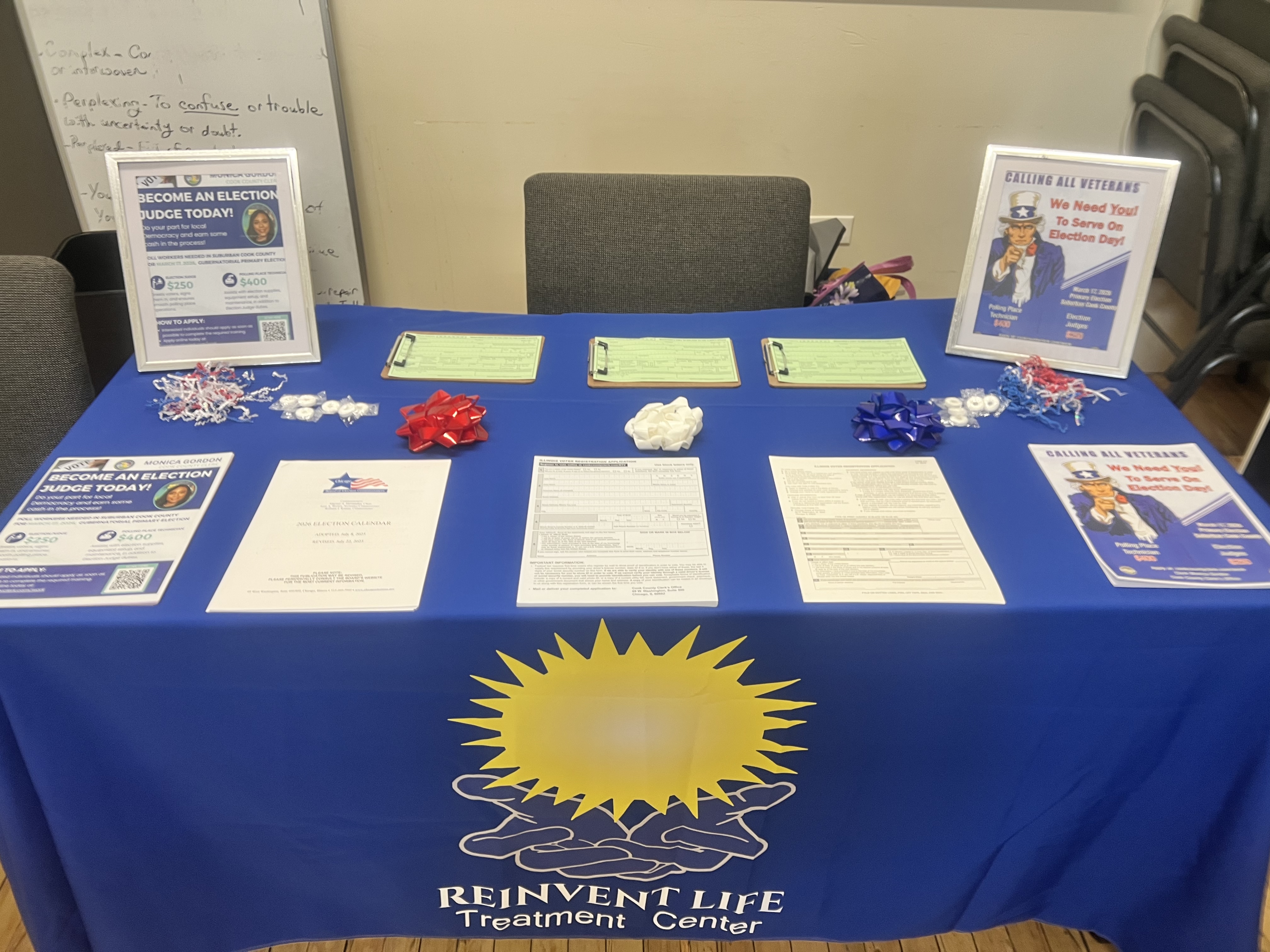 Group photo of voter drive participants