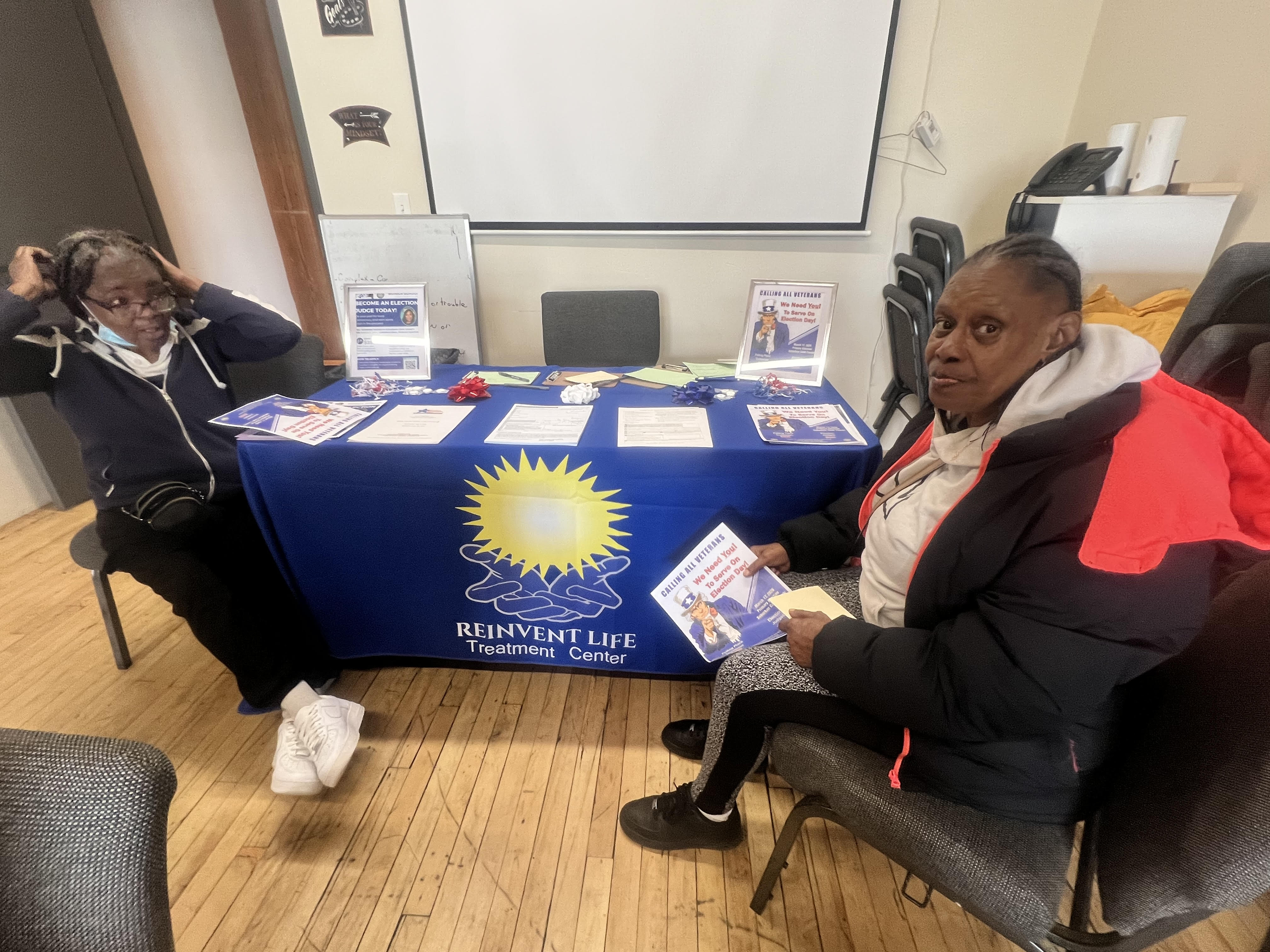 Community member showing completed registration